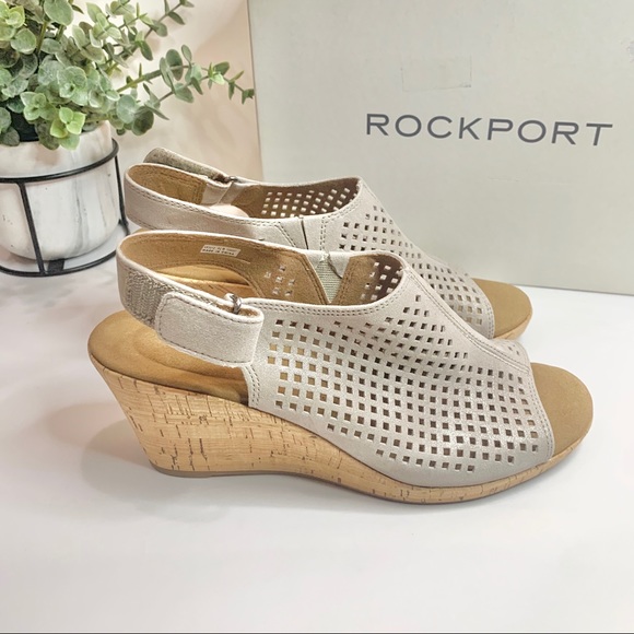 Rockport Women's Briah PERF Sling Wedge Sandal - Picture 4 of 12